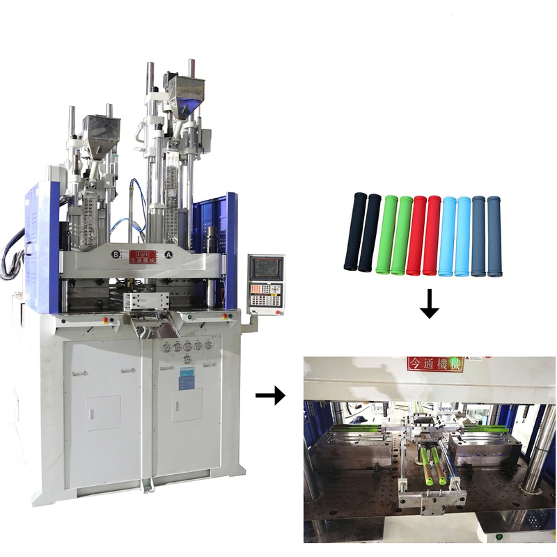 Center Turret Two Color Vertical Injection Molding Machine JTT-2400 